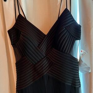 JS Collections Elegant Black Gown